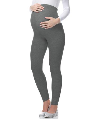 Be Mammy Women's Maternity Long Leggings 02 XL Medium Melange