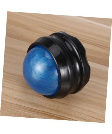 Beaupretty Manual Massage Ball - Back Roller & Muscle Therapy Stick for Yoga & Trigger Point Relief - Self-Massager in Medium Blue - Buy Online on GoSupps.com