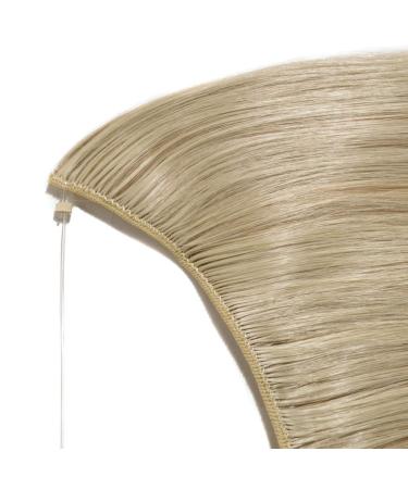 Silk-Co Honey Blonde & Bleach 50cm Hair Extensions - Smooth Invisible Cord Synthetic & Real Hair Blend for Women - Buy Online on GoSupps.com