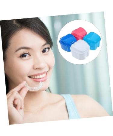 Lurrose 16 STK Orthodontic Retainer Case | Travel Prosthesis Box with Filter Layer & Brush - Durable ABS Container for Clear Aligners & Dental Appliances - Buy Online on GoSupps.com