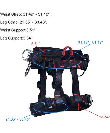 Large Size HeeJo Climbing Safety Seat Belt for Outdoor Tree Climbing - Ideal for Outward Bound and Training - Durable Climbing Gear - Buy Online on GoSupps.com