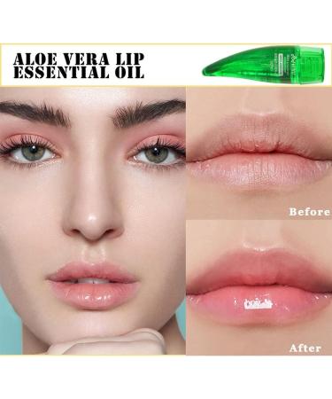 SWETIYOU Lip Plumper Set - Natural Moisturizing Aloe Vera Gloss for Fuller, Hydrated Lips | Reduce Fine Lines | Lip Care Serum - Day and Night Use - Buy Online on GoSupps.com