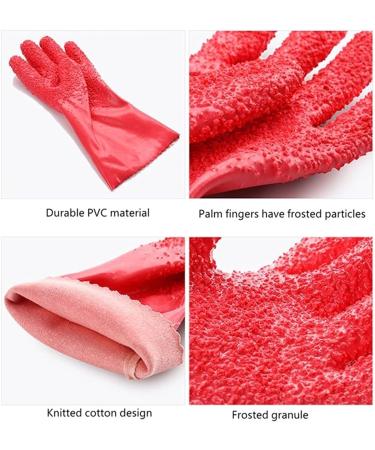 ESASAM Cleaning Gloves Peeled Potato Cleaning Glove Kitchen Vegetables Rub Fruit Skin Scraping Fish Scales Non-slip Household Glove Kitchen Accessories - Buy Online on GoSupps.com