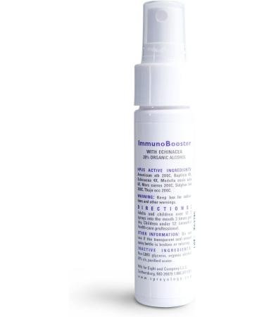 ImmunoBooster: All-Natural Homeopathic Oral Spray for Immune Support - Gluten & Lactose Free - 30-Day Supply - Buy Online on GoSupps.com