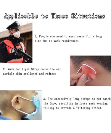 Papieeed Yamyidar Mask Band Extension - Anti-Straff Mask Holder & Ear Strap Accessories for Comfortable Wear - Random Color - Buy Online on GoSupps.com