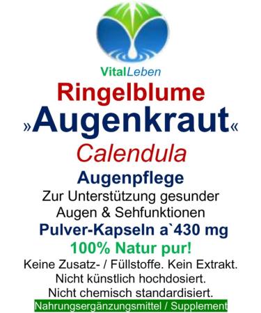 Buy Eye Herb Ring Flower 360 Capsules | Lutein & Zeaxanthin Vital Complex for Eye Care | Pure Nature - No Additives - Buy Online on GoSupps.com