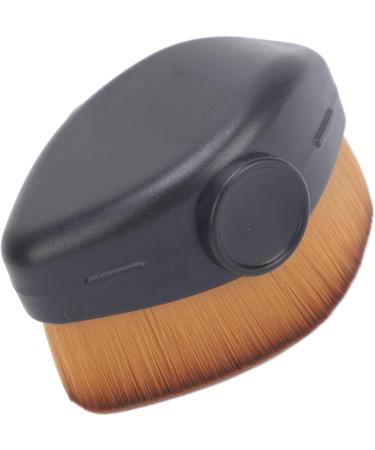 Sunscreen Brush Sun Lotion Applicator Synthetic Fiber Comfortable Grip Precise and Gentle Control Dense Bristles with Protective Cap for Travel (Brown) - Buy Online on GoSupps.com