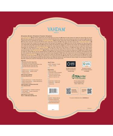 Vahdam Chai Tea Variety Pack | 6 Flavors 60 Pyramid Bags | Indian Masala Chai Blends | Perfect Gift for Tea Lovers - Buy Online on GoSupps.com