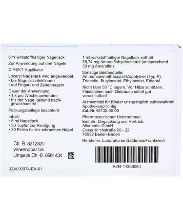 Loceryl Nail Fungus Treatment - Active Nail Polish 5ml | Fast International Shipping - Buy Online on GoSupps.com