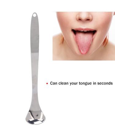 Stainless Steel Tongue Scraper 2-Pack | BPA-Free Oral Hygiene Tool | Freshen Breath with Reusable Tongue Cleaners - Buy Online on GoSupps.com