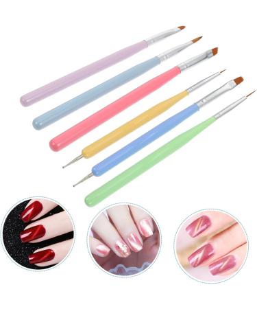 POPETPOP 1 Set Nail Pen Nail Brush Diy Nail Kits Nail Art Brush Nail Painting Grooming Kit Beauty Kits Nail Manicure Kit Nails Kit Nail Drawing Pen for Salon Nylon Pen Kit Cosmetic 16X0.8X0.8CM Assorted Color 1 - Buy Online on GoSupps.com