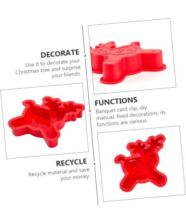 MAGICLULU 4 Pcs Baking Mold Silicone Molds Silicone DIY Mold Candle Homemade Cake Mold Dessert Christmas Child - Buy Online on GoSupps.com