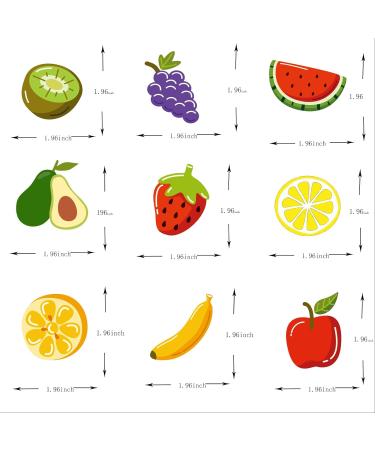 36Pcs Fruit Happy Birthday Cupcake Toppers Tropical Summers Cupcake Dessert Muffin Food Cake Picks Hawaii Fruit Baby Shower Wedding Party Themed Birthday Party Supplies - Buy Online on GoSupps.com