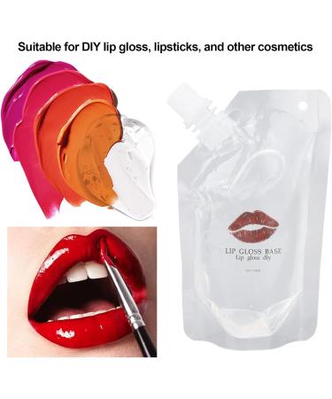 LIZEALUCKY 100ml Moisturizing DIY Lip Gloss Base Lip Balm Material Gel Organic Lipctisk Lip Glow Lip Glaze Base for Making Your Own Lip Plumper Lip Tint Lip Primer - Buy Online on GoSupps.com
