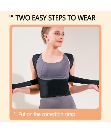 Adjustable Back Straightener Posture Corrector - Unisex Spine Support Belt for Improved Posture - Buy Online on GoSupps.com