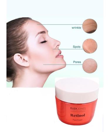 Retinol Cream for Face - Anti-Aging Moisturizer Wrinkle Repair Day & Night Cream for All Skin Types - 50 ml / 1.69 Oz - Buy Online on GoSupps.com
