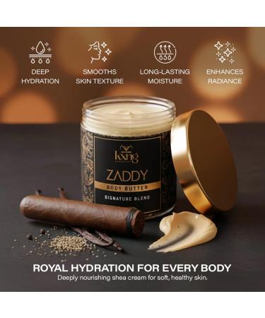 KXNG Cosmetics Shea Body Butter Cream Duo 2 4oz (Rich Baby Daddy & Zaddy) | Luxury & Organic Shea with Cocoa Mango & Coconut Oil | Mens Body Butter for Black Men & Women | Deep Moisture for Hands - Buy Online on GoSupps.com