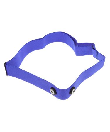 Combined heart frequency meter belt heart frequency breast belt chest strap for heart rate measurement sports belt fastening belt for heart rate monitoring tool belt elasticity nylon 17.00x3.00x0.10cm blue
