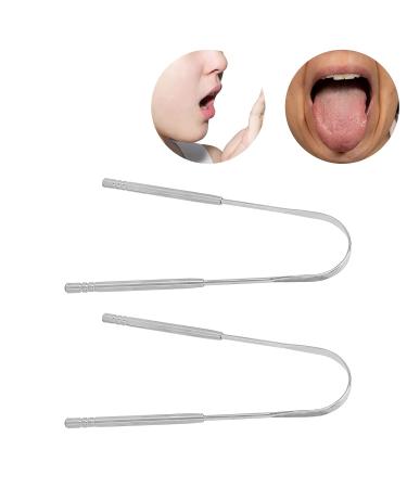 Buy Lantro JS U-Shaped Stainless Steel Tongue Scraper | Fresh Breath & Oral Health - Buy Online on GoSupps.com