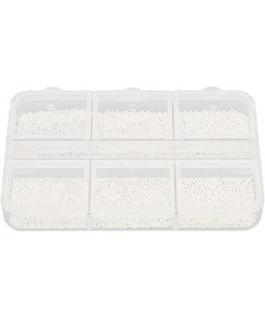 Boxes Nail Art Pearls Gold Silver Nail Art Caviar Beads Home Salon Exquisite DIY Metallic Mini Nail Beads Decoration Suitable for Novice Manicurists (Silver) - Buy Online on GoSupps.com