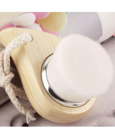 Facial Cleanser Brush with Wood Handle Cleansing Soft Bristle Face Care Clean Tool for Women Men Soft Bristle Face Cleansing - Buy Online on GoSupps.com
