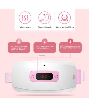 Buy Electrical Abdomen Heating Cushions | Uterus Heat Belt & Waist Massage Device for Pain Relief - Hot Compress Vibration Lumbar Brace - Buy Online on GoSupps.com