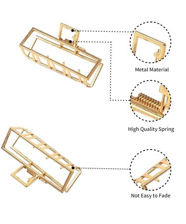 Buy 5-Piece Slipproof Hair Clips for Thick & Thin Hair | Durable Metal Hair Claws for Women - Buy Online on GoSupps.com