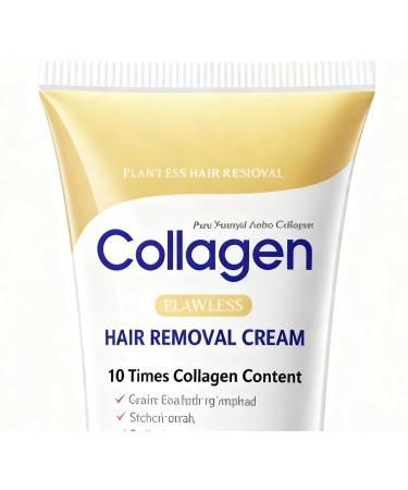 Hair Removal Cream | Fast-Acting Long-Lasting Soothing Gel 60g | Facial Hair Removal - For Private Body Legs Back Chest Underarms Shower Skin Care Beauty - Buy Online on GoSupps.com