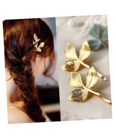 Beaupretty Vintage Hair Clips barrettes for girls for girls girl girls barrettes leaves barrettes Elegant Hair Clips