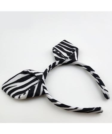 Cartoon Animal Headbands Striped Zebras Ears Hair Hoop Animal Cosplay Hairband for Kids Hair Accessories - Buy Online on GoSupps.com