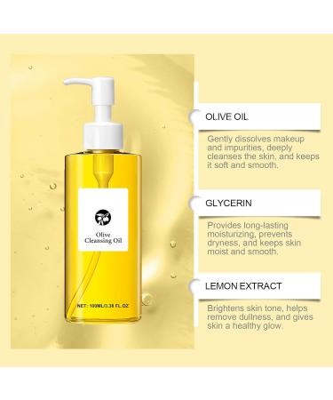  Utapossin Facial Cleansing Oil Delicate and Light with Olive Extract - Daily Makeup Removal - Gently cleanses the face and removes eye and lip makeup - Buy Online on GoSupps.com