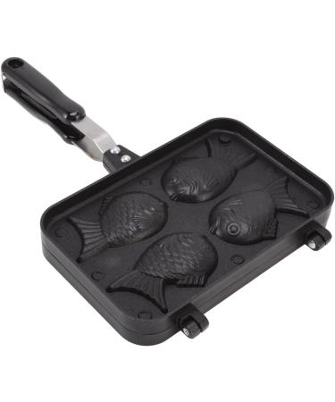 CreeV Frying Pan Kitchen Cookware Grill Pan Taiyaki Fish Shape Cake Maker Non Stick Taiyaki Double Baking Pan Waffle Baking Mold