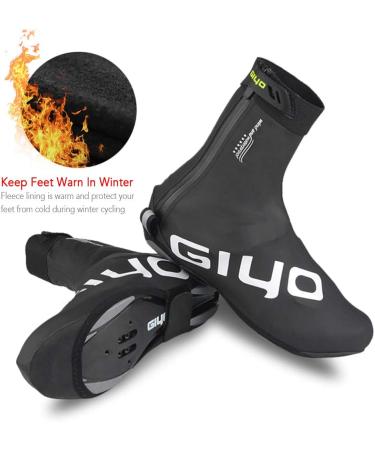 LIXADA Winter Over Shoes - Waterproof & Windproof Thermofleece Protector for Men & Women | M-3XL Black Cycling Shoes Cover - Perfect for MTB Racing - Buy Online on GoSupps.com