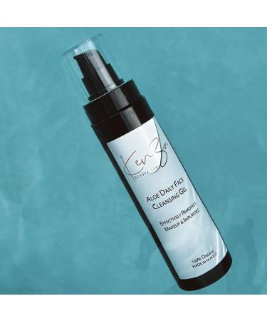 Gel Cleanser Aloe Face Wash - Gentle Daily Cleanser for All Skin Types | Deep Cleansing Sensitive Skin - Buy Online on GoSupps.com