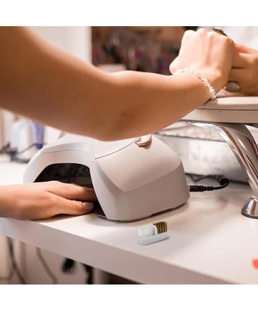 Beavorty Nail Drill Bit Cleaning Brush Nail Drill Bits Dust Removal Brush 2-in-1 Copper Nail Drill Bit Cleaner Manicure Cleaning Tool for Home or Nail Salon - Buy Online on GoSupps.com