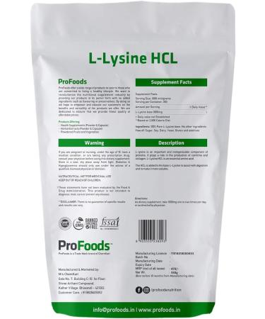 YANG L Lysine HCL Powder (350 grams) - Buy Online on GoSupps.com