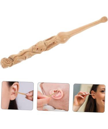 NOLITOY Earwax Removal Tool - Wooden Ear Cleaner & Curette - Multifunctional Ear Pick & Scoop for Adults & Children - Buy Online on GoSupps.com