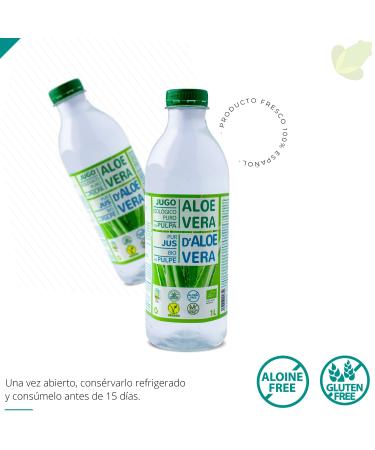 GREEN FROG Pure Drink with Pulp - Aloe Vera - 1 Litre - Buy Online on GoSupps.com