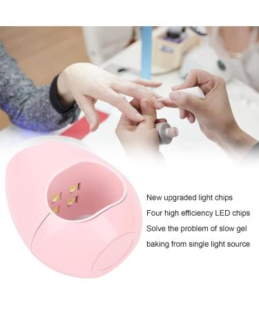16W Mini Nail Lamp - USB Charging Pink Rose Shape LED Nail Light for DIY Nail Salon - Buy Online on GoSupps.com