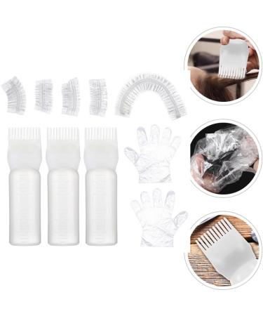 VINTORKY 1 Set hair dye kit hair dying accessory kit hair oil applicator bleach kit hair bleach hair coloring kit hair dye gloves hair dye accessories supplies white plastic portable 6.9x4.8cm White - Buy Online on GoSupps.com