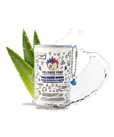 99.9% Water Wipes for All Ages & Skin Types Ideal for Travel School & Everyday Use - 30 Pull-Up Wipes (1.7 fl oz)