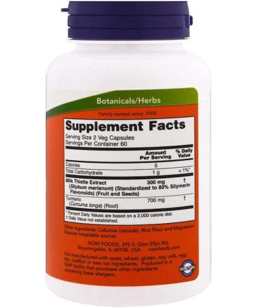 Now Foods Silymarin Milk Thistle Extract 150 mg - 120 Veg Capsules | Liver Support & Antioxidant - Buy Online on GoSupps.com