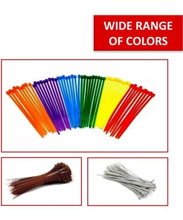 Kable Kontrol Purple Zip Ties 4 Inch 100 Pcs - Purple - 18 Lbs - Buy Online on GoSupps.com