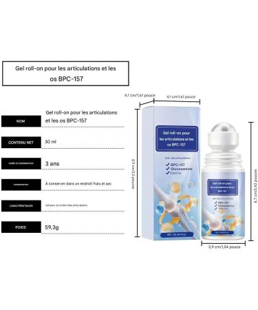 Gel Roll-On Pour Les Articulations - Soulagement Apaisant Avec Absorption Rapide - Gel Roll-On De Soulagement Apaisant Pour Articulations | Pour Genou Cou Mains Pieds Cheville Et Corps Entier - Buy Online on GoSupps.com
