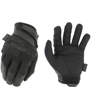Mechanix Wear: Tactical Specialty 0.5mm High-Dexterity Covert Tactical Work Gloves (Large, All Black) Black Large Gloves