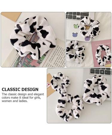 Elastic Cow Pattern Hair Ties - Ponytail Holders for Girls | Durable Elastic Cords | International Shipping - Buy Online on GoSupps.com