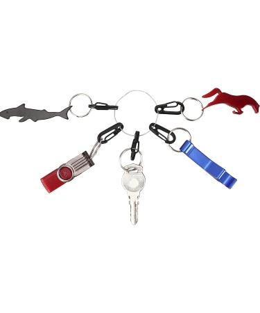 Swatom Mini Alloy Carabiner Clip - Black 10 Pack | Backpack Keychain Accessories - Buy Online on GoSupps.com
