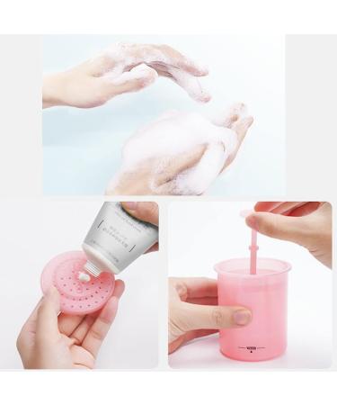 Bubble Foamer Foam Maker | Pink Face Cleanser & Shampoo Tool for Travel & Home | Best Cleansing Cream Device - Buy Online on GoSupps.com