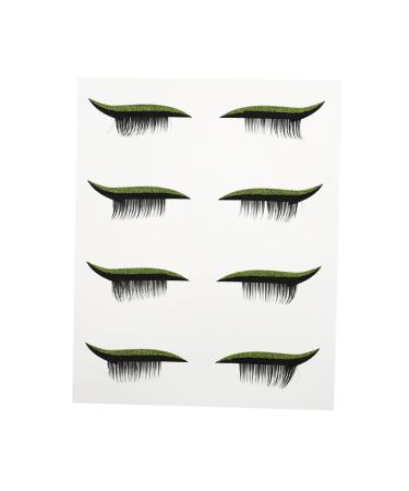 NOLITOY 4 pairs with Eyelid Makeup Up for Self-adhesive Sticker Adhesive Eye Eyelash Reusable Pencils 1 count (Pack of 1) As Shown