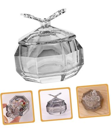 Ipetboom Crystal Glass Dappen Dish for Acrylic Nails Acrylic Nail Tools Nail Liquid Holder Manicure Cup Nail Dish Nail Dappen Dish Nail Cups Zinc Alloy Nail Supplies With Cover - Buy Online on GoSupps.com